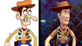 Toy story pixar drawing meme | woody and buzz Toy Story