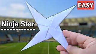 How To Make a Paper Ninja Star (Shuriken) | Ninja Star Paper