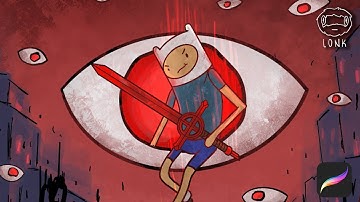 Adventure Time Finn the Human | Procreate Hyperlapse