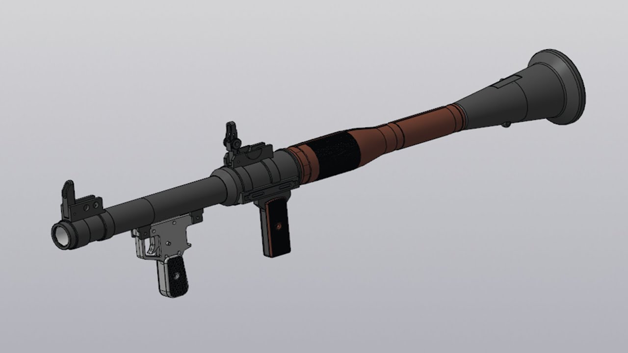 РПГ-7 для страйкбола на 3D-принтере (airsoft)