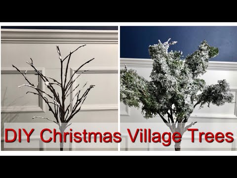 Christmas Village Forum IV: How to make trees