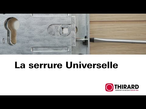 Vidéo: Les serrures à mortaiser sont-elles universelles ?