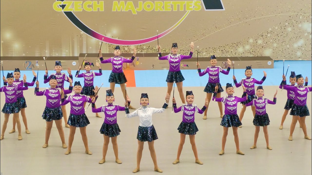 Majorettes *CHEERLADIES Třebíč* - BATON cadet podio- XX European Majorette Championship - Monza 2025