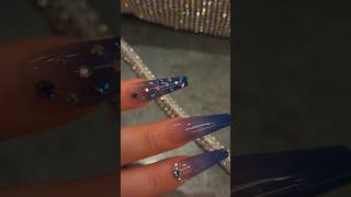 NYE Nails 💅🏻 #viralvideo #fyp #reels #viral #tiktok #shorts #longnails #longnailsdontcare #nailart