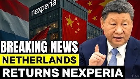 Nederland trekt zich terug en stuurt Nexperia terug naar China nu de wereldwijde AI-schokgolf toe...