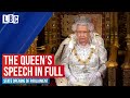 The Queen's Speech: Her Majesty Queen Elizabeth II opens the Houses of Parliament - Watch Live