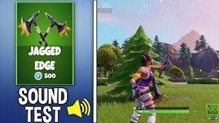 *NEW* JAGGED EDGE PICKAXE Gameplay in Fortnite!
