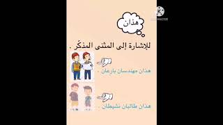 الصف الثاني  ( لغة عربية ) شرح قواعد  أسماء الإشارة 