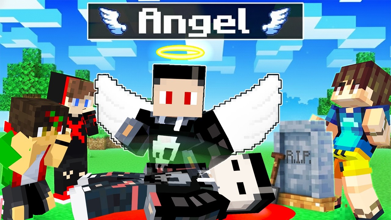 I Became an ANGEL in Minecraft! - YouTube
