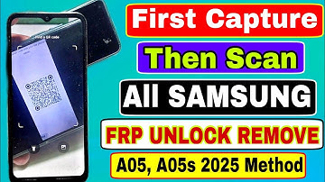 Samsung A05/A05s FRP Bypass Without Tool - 2025 Google Account Remove Android 12-13-14 - No Talkback