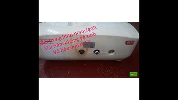 Bình nóng lạnh bị rò rỉ nước ra ngoài