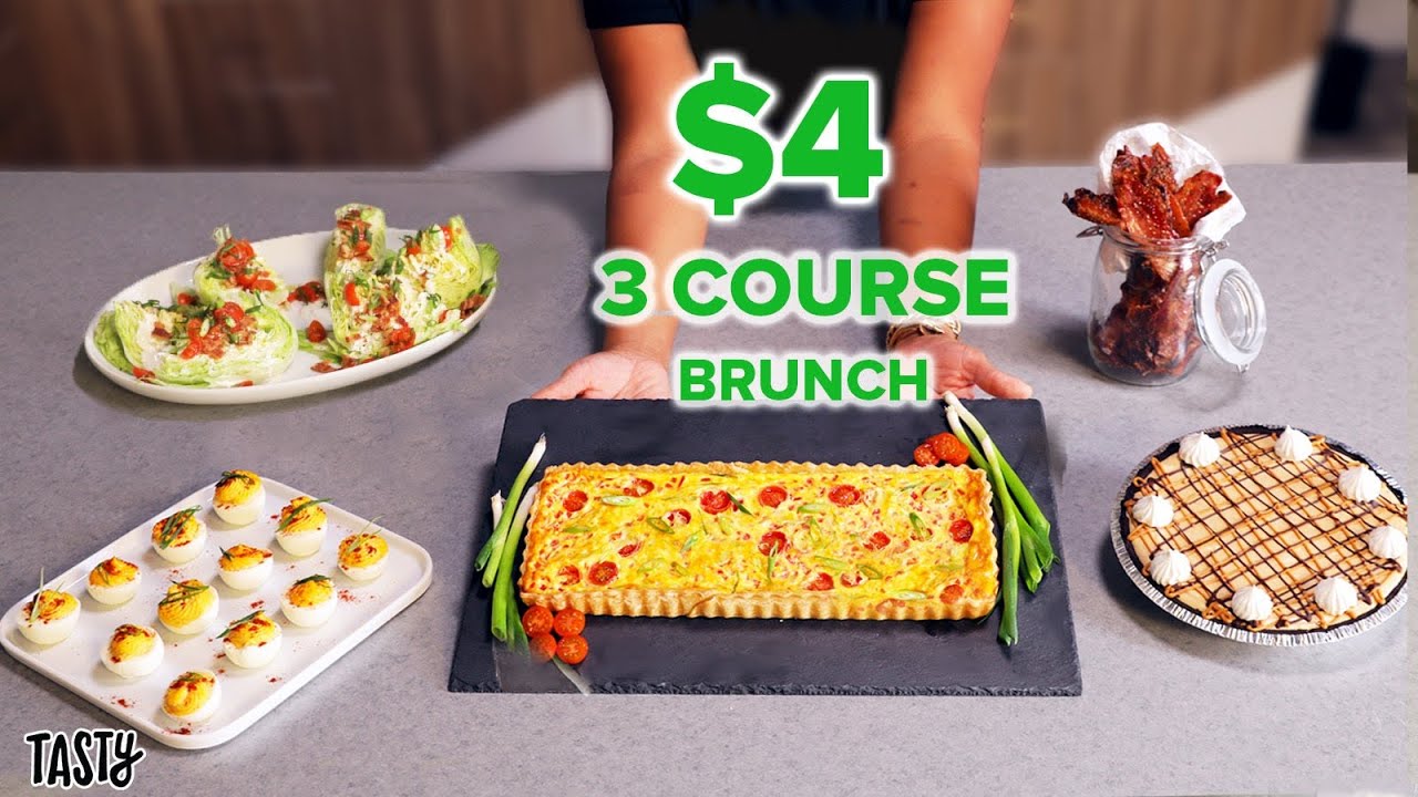 A Private Chef Tries To Make a 3-Course Brunch For 6 for $25  Tasty