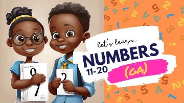 Ga Numbers 11-20 for Kids: Learn and Count with Little Languages!