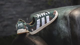 BAPE x Adidas N 'Shadow Green' (LWST): Review & On-Feet