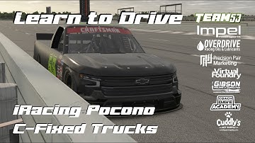 Learn to Drive Pocono in a C-Fixed Truck for 2025 Season 3 Week 1 Officials Lap Guide & Tutorial
