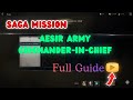 Aesir Army Commander In Chief Saga FULL GUIDE #saga #ymirglobal #fullguide