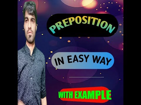 Use preposition en english grammar