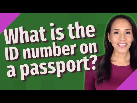 Vídeo: Al passaport, on és el número de passaport?