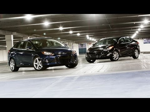 2012 Ford Focus Titanium vs. 2011 Hyundai Elantra Limited | Comparison Test | Edmunds.com