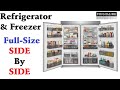 Frigidaire professional refrigerator and freezer fridge fpru19f8wf fpfu19f8wf sub zero lookalike