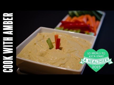 The Best Hummus Dip | #10HealthyMeals | Cook With Amber