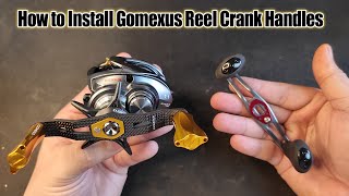 How to Install Gomexus Custom Baitcasting Reel Crank Handles I Fishing Tips and Tutorials
