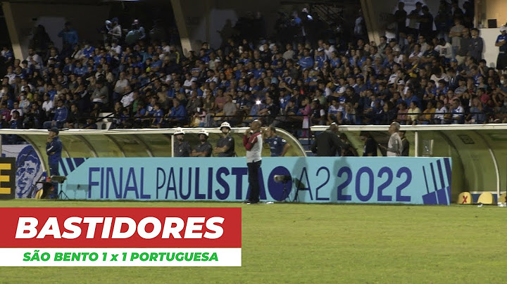 A2 | Bastidores do jogo SÃO BENTO 1 x 1 PORTUGUESA- 14/04/2022 || LUSA TV