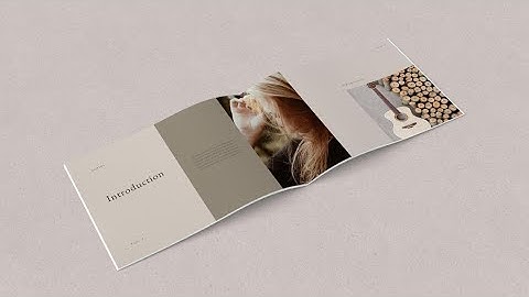 Personal Portfolio Template: Gemini Affinity Publisher Brochure