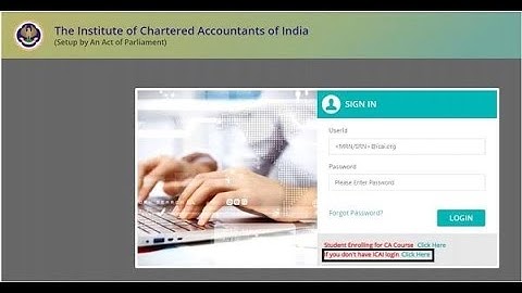 CA | Log In ID Password Problem Solved | SRN Number | Full Detailed Video | CA Registration May 2021