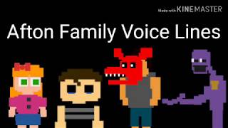 Afton Family Voice Lines Gacha Fnaf Old