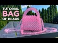 СУМКА ИЗ АКРИЛОВЫХ БУСИН 8мм / Tutorial : Bag of beads 8mm