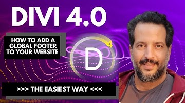 DIVI 4.0 Theme Builder - How to add and edit a global footer to your website (The easiest way)