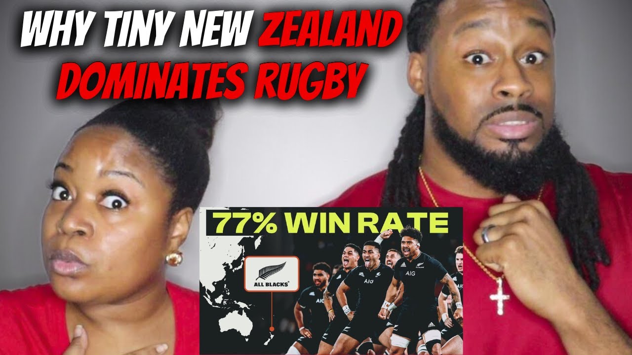 American Couple Reacts "Why Tiny New Zealand Dominates Rugby" - YouTube