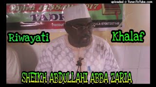 004 Nisa'i - Sheikh Abdullahi Abba Zaria - Riwayati Khalaf