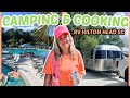 Camping and cooking in sunny  rv with us at hilton head national rv resort  camping trip part 1