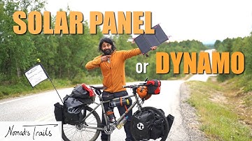 Solar panel VS dynamo hub – What