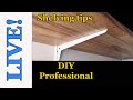 DIY how to make and fit professional looking shelves | Dave Stanton Live! | Festool | TSO products