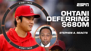 What Stephen A. doesn't like about Shohei Ohtani's deferring $680M of his Dodgers deal | First Take