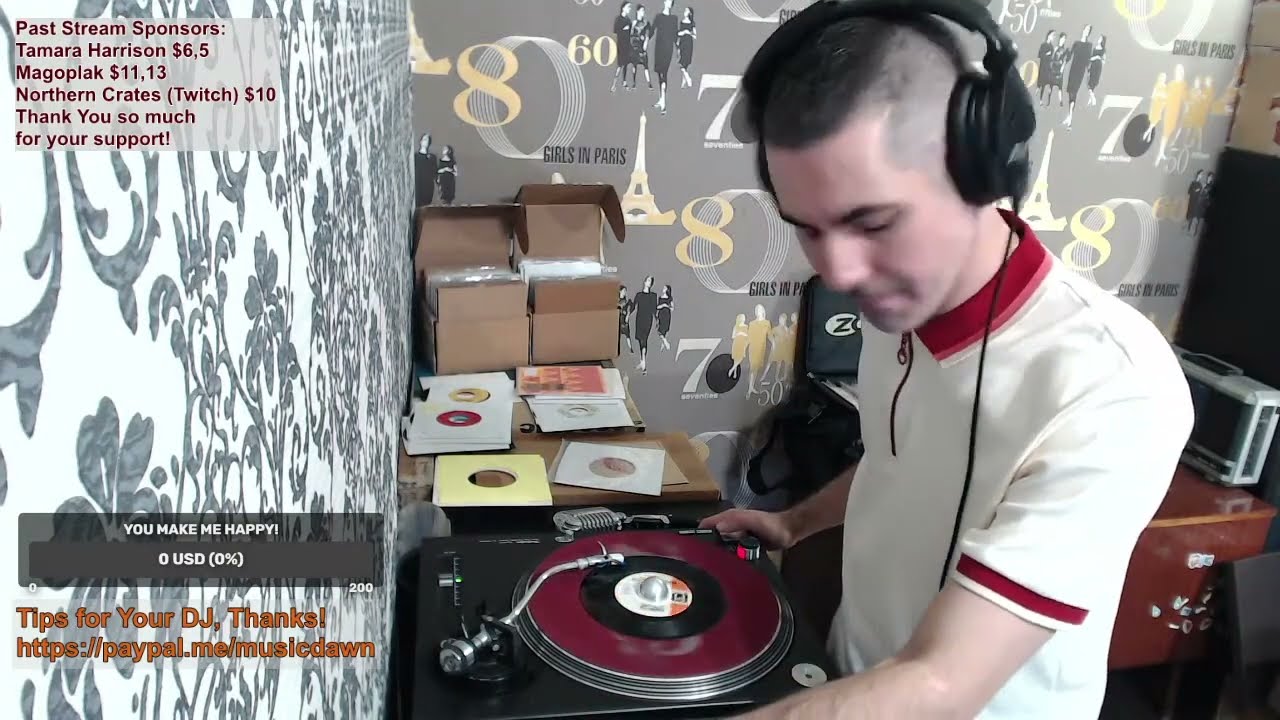 Musicdawn 45s 13.10 Playing Funk Soul Gospel Disco Rock 45s Records Live Stream