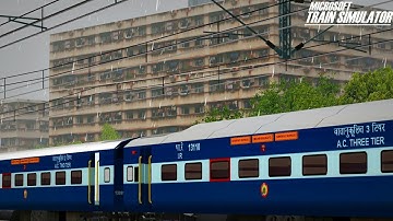 Bandra Terminus - Gorakhpur Junction Avadh Express || BRC WAP4E || MSTS Open Rails Journey Part 1