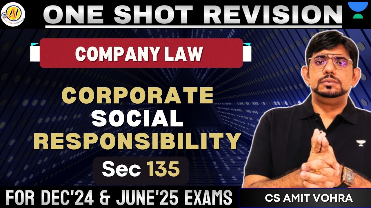 Company Law Mahamarathon Day 3  CS Executive  CS Amit Vohra  csexecutive  csexam  unacademy