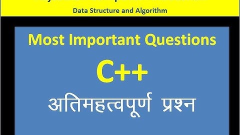 C++  Most Important Revision   | BASIC and SENIOR ANUDESHAK Exam |
