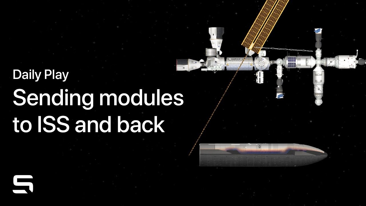 Sending modules to ISS and back | Daily Play - YouTube