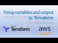 4. Terraform | How to use Variables and Output in terraform | terraform file with variables, output