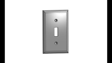 OnShape   Light Switch Cover Plate tutorial