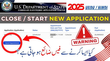 Close and Restart your US Visa Application without losing FEE | Cancel & Rebook your US Appointment