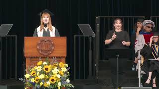 Lily Chen Speech @ UC  Santa Barbara College of Engineering Commencement Ceremony 2026