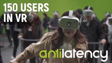 Multi-user VR experience - 150 people in VR with Antilatency and Noitom