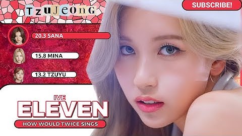 How Would TWICE Sing "Eleven" (IVE)? || Line Distribution