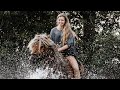 She is so lovely horse rider  girl horse riding  jeannezoearber 